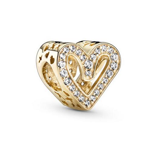 NEW DIY Sparkling Gold-Plating Serise Family Star Flower Cake Charm Bead Fit Silver European Bracelet Jewelry Gift