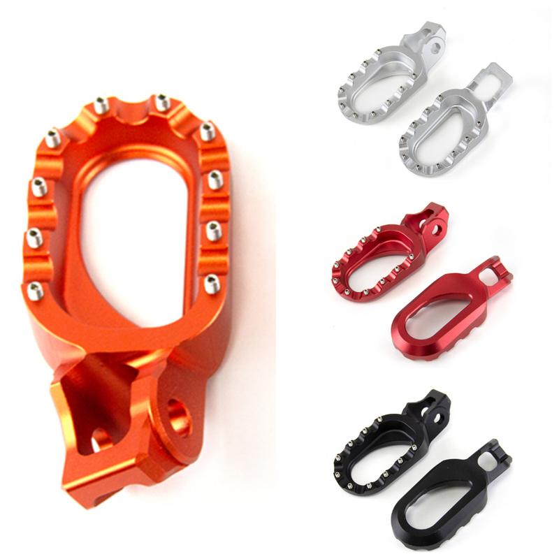 CNC Foot Rests Footrest footpegs Pegs Pedals For KTM SX SXF EXC EXCF XC XCF 125 150 250 300 350 450 500 2017-2022 2023