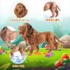 Tubasaya Safari Animal Figure Toy Realistic Wild Animal Plastic Toys with Metal Storage Includes and Gift for Kids Ages 30-Piece Set, Box, Elephant,