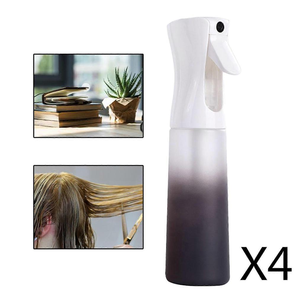 4x Empty Hair Spray Bottle 300ml Fine for Salon Hair Cutting Stylist Misting
