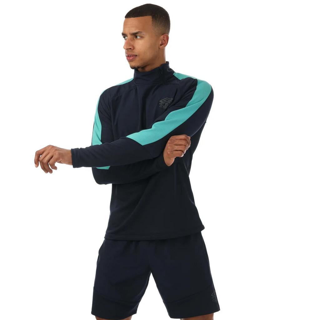 Umbro Mens Pro Training Hybrid Drill Top