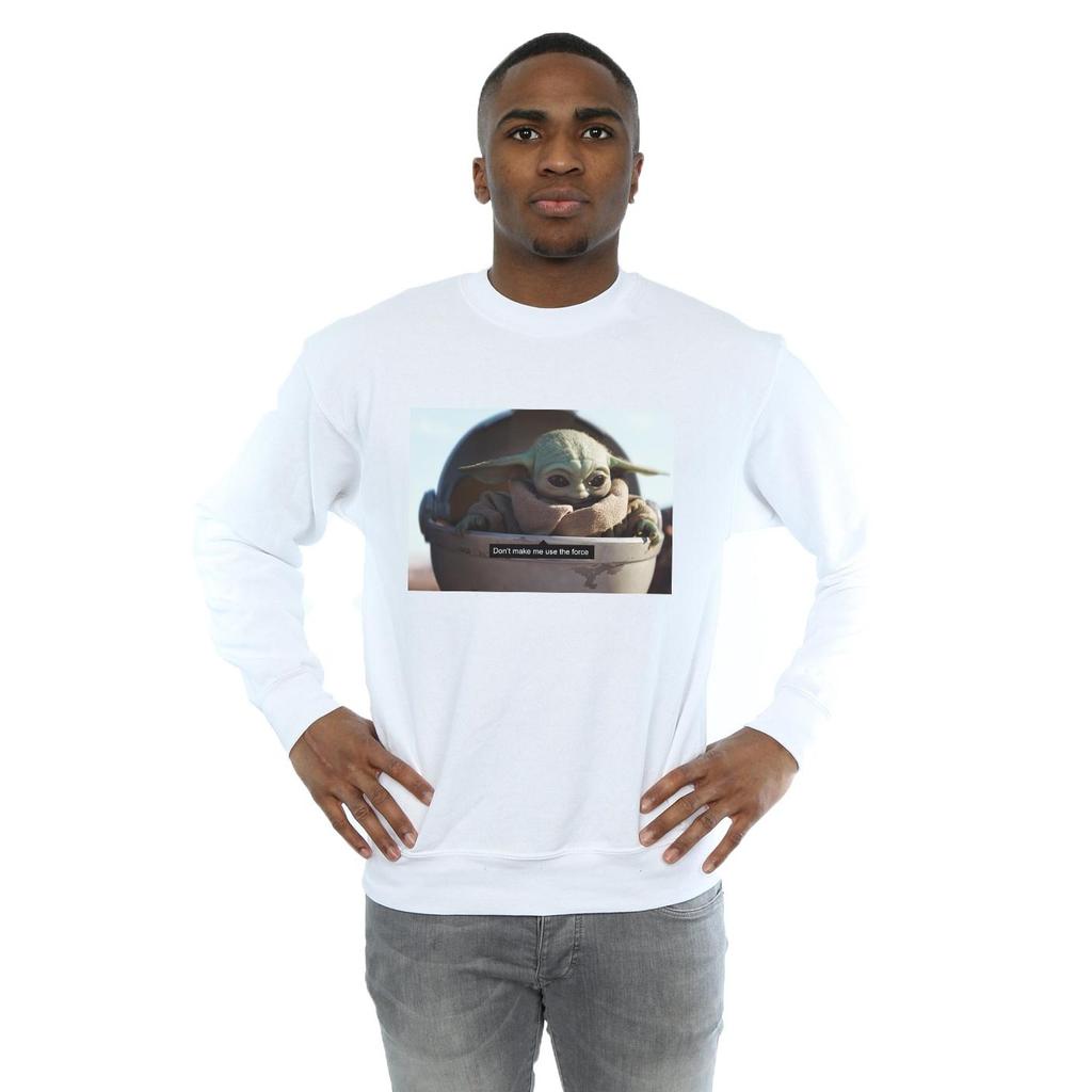 Star Wars Mens The Mandalorian Don´t Make Me Sweatshirt