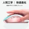 Memzuoix Wireless Mouse, 2.4GHz, Ergonomic Design, Long-Term Use, Fatigue-Free, 1400DPI High-Precision Optical Tracking, USB Receiver Included, 5 Butt