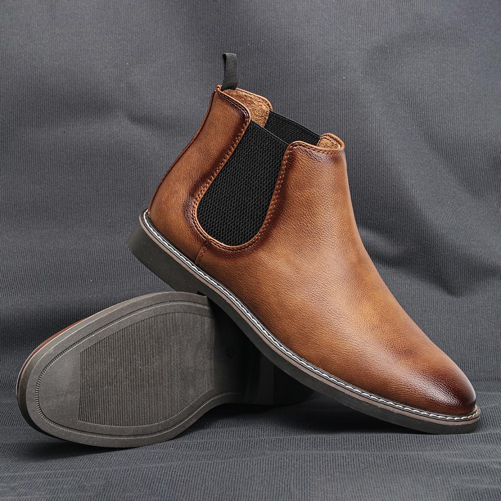 Retro Comfortable Men's Chelsea Boots Fashion Men Boots