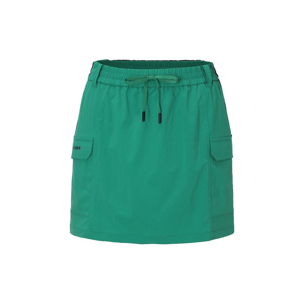 CHALLENGER Women'S Nylon Spandex H-Line Cargo Culottes Green