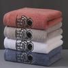 High-Quality Embroidered Astronaut Pure Cotton Towel - Thick, Absorbent, and Ideal for Adults