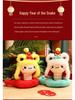 2025 Year of the Snake Fortune Lion Plush Zodiac Mascot - Annual Meeting Gift