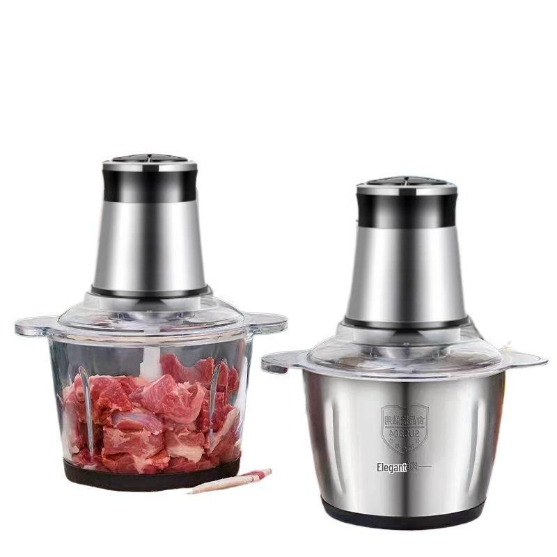 Pure Copper Electric Meat Grinder, Dough Kneader & Stainless Steel Food Processor - LD Free Shipping