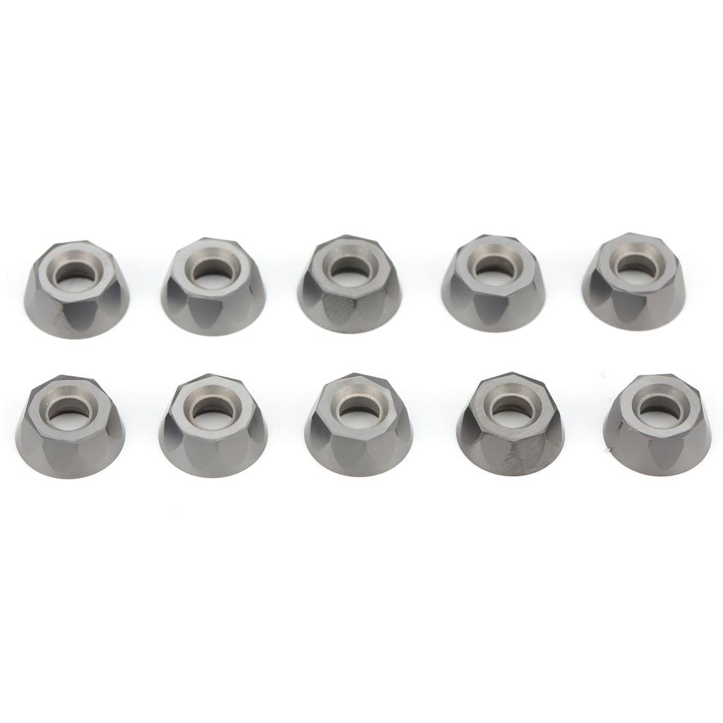 10Pcs CNC Lathe Turning Insert Indexable Solid Carbide Blade Cutting RPMT1204M0EJS LF6018