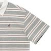 Kangol MulTi STripe Rugby T shirT Melange Grey 2818