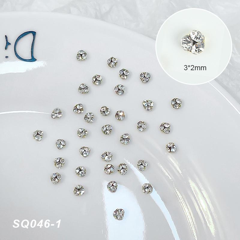 

Ворс для ногтей с бриллиантами Light Luxury Son Clear Flash Nail Diamond Ручная одежда Брелок для ногтей
