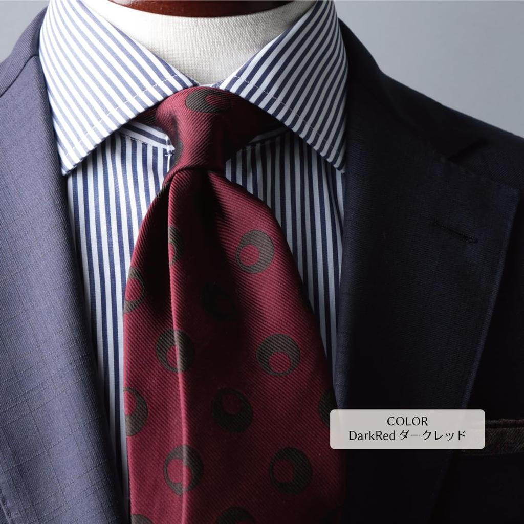 [Y&TAILOR] Necktie, Kyoto-made, Tango-made, Large Pattern, Square, Small Pattern, Paisley Weave Series, 100% Silk, High-Quality, Made in Japan,
