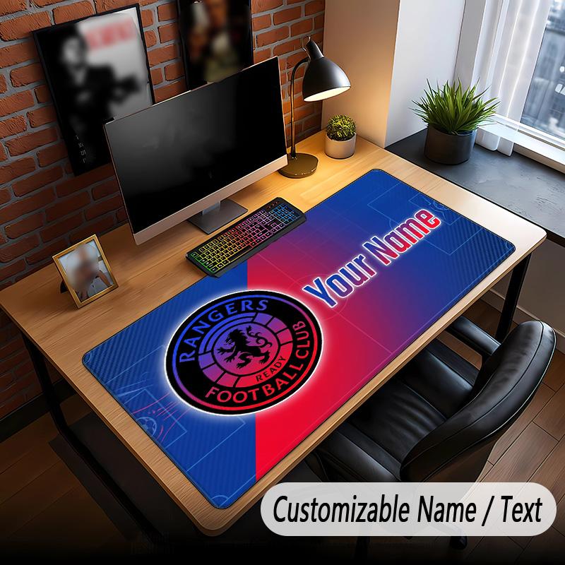 Large Mouse Pad Rangers FC Print Custom Name Text Desk Mat for Office Gaming