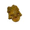 Antique-Style Xiu Jade Golden Toad Treasure Basin Pendant