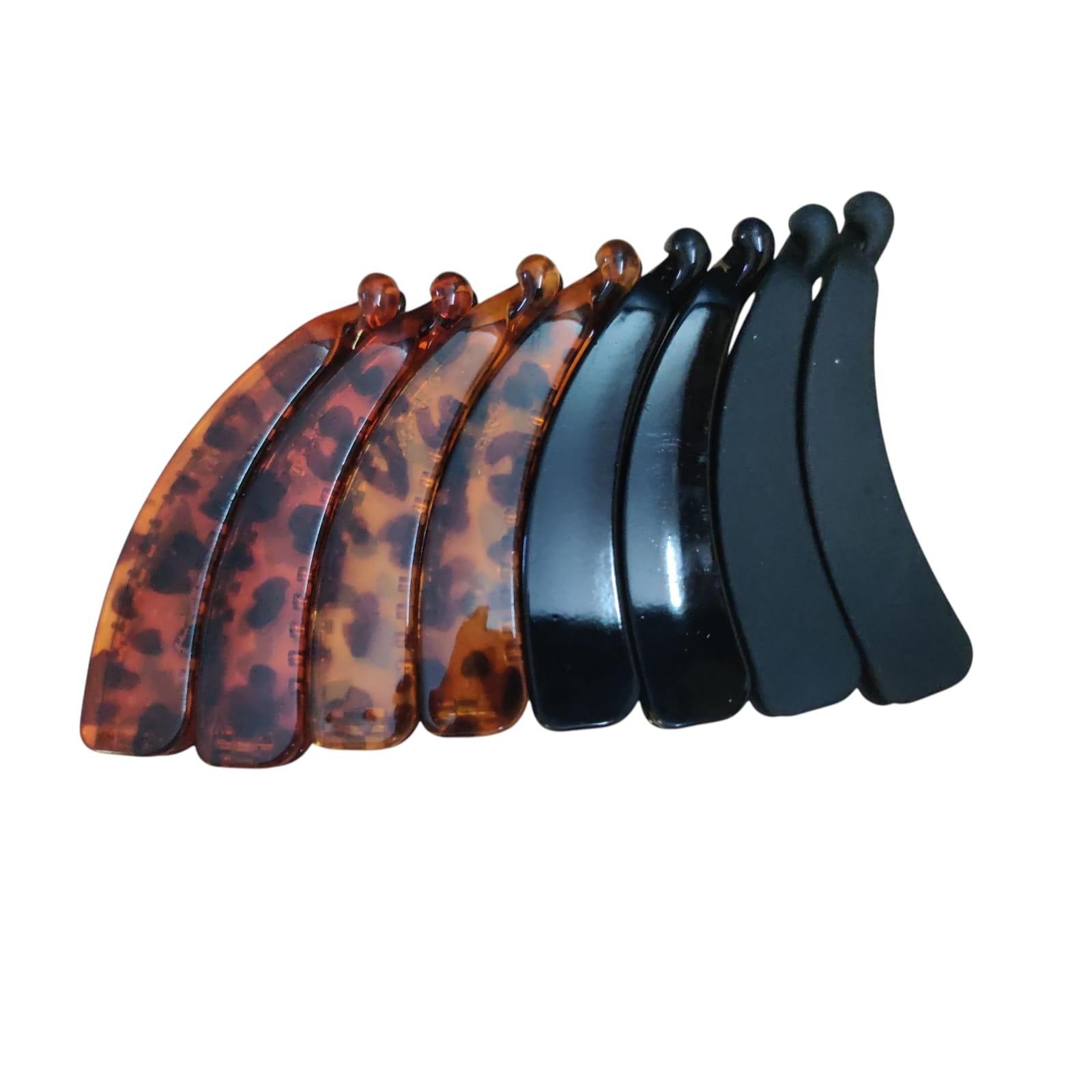 @ Multicolor Design Floral Banana Hai Clincher For Women 8 Pcs Zr-2872-60%Off