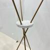 Stilnovo Style Tripod Floor Lamp - 1950 Mid Century Modern Floor Lamp with 3 Arms and 3 Legs