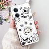 For Xiaomi Redmi 15C 5G Case 2025 Popular Flower Soft Silicone Transparent TPU Phone Cover For Redmi15C 5G Poco C85 173mm Bumper