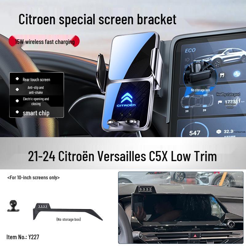Citroën Versailles C5X Screen Mount Phone Holder & Interior Decor