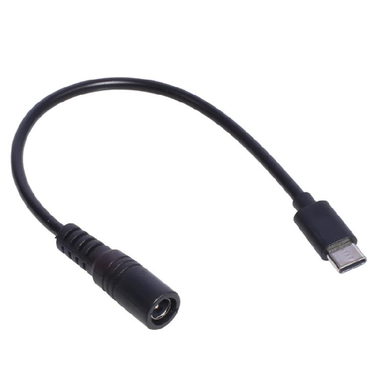 5V 3A USB C Type-C Power Cable 5.5 x 2.1mm DC Charging Connector for Router LED