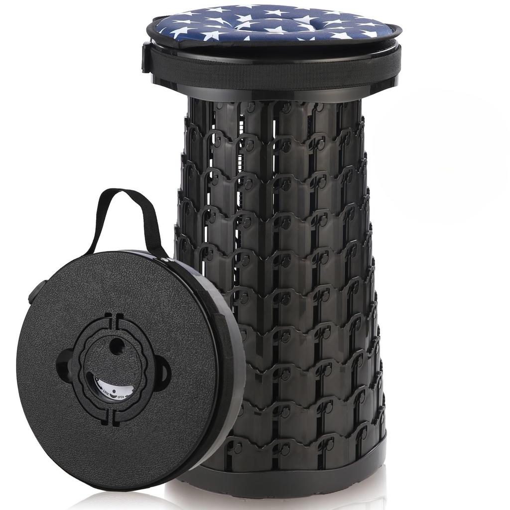 DWY Patented Folding Telescopic Outdoor Height 400kg Weight Reinforced Compact Includes Japanese Perfect for Waiting In and Use Chair, Chair,