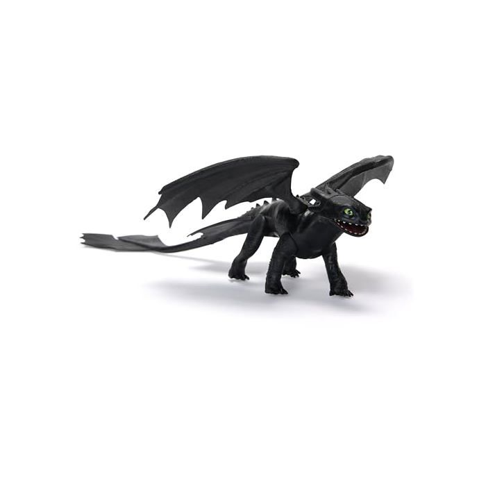 Figurine d'action - Dreamworks Dragons - Toothless - 22 cm - Multicolore - Pour enfants dès 4 ans