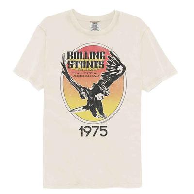 The Rolling Stones Tour Of The Americas Ivoor Rock Muziek T-shirt Tops T-shirts Heren Dames Unisex