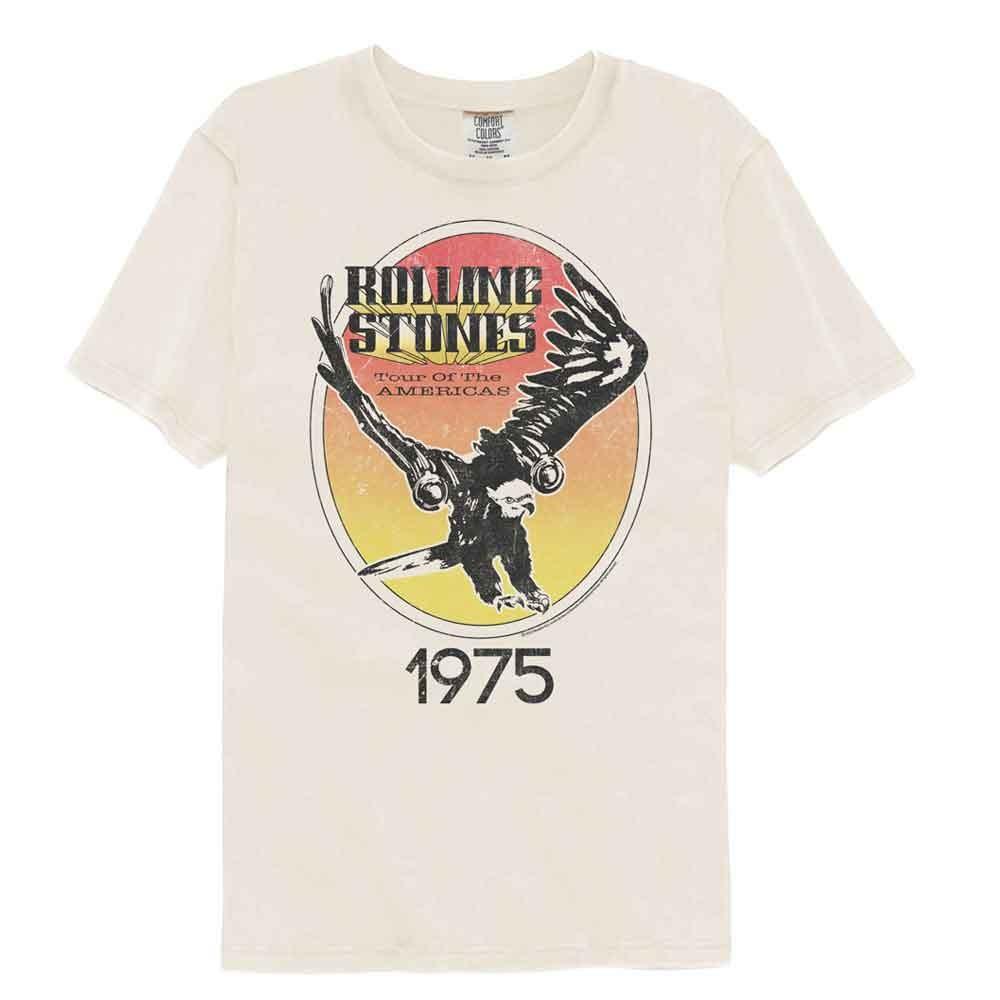 The Rolling Stones Tour Of The Americas Ivory Rock Music T-shirt Tops Tees Men's Women's Unisex