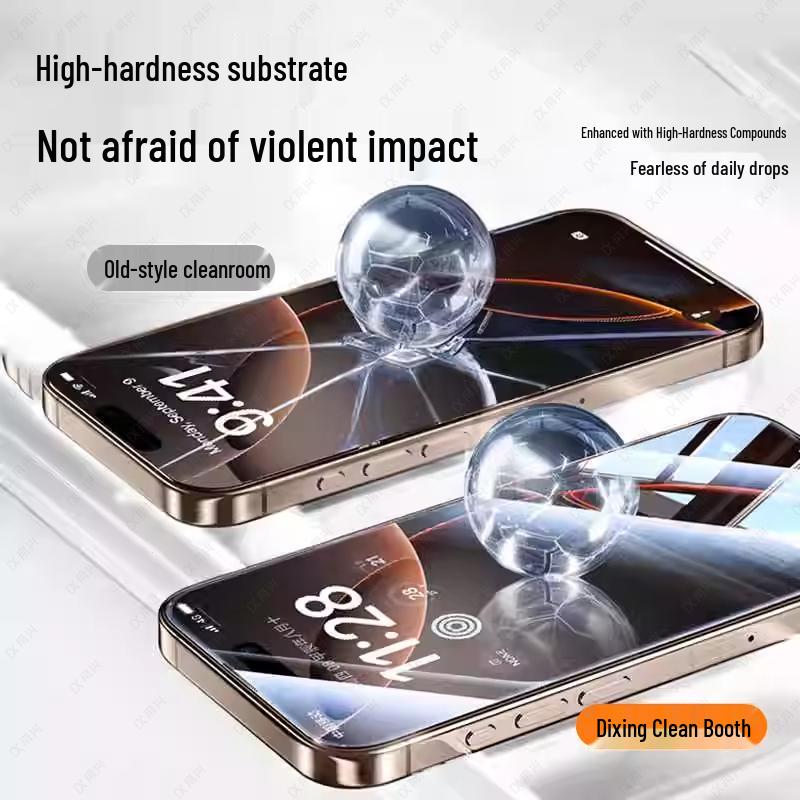 Apple 17 Pro Max Tempered Glass Privacy Screen Protector for iPhone 16 Pro.