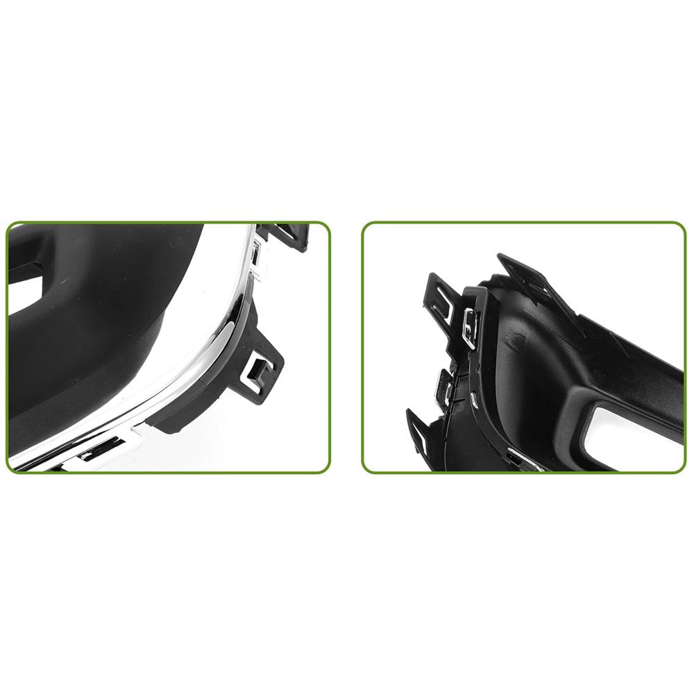 Stoßstangen-Nebelscheinwerfer-Gitterabdeckung Schwarz-Chrom Links Für Honda Cr-V 2016-2019