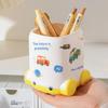 Children's Cartoon Car Pen Holder - Cute Desktop Storage for School Supplies