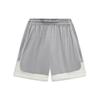 Li Ning X Mister Cartoon Badfive Series Letter Print Quick-Dry Breathable Basketball Shorts Men shorts Shark-Gray Antarctic-Gray AAPT047-7
