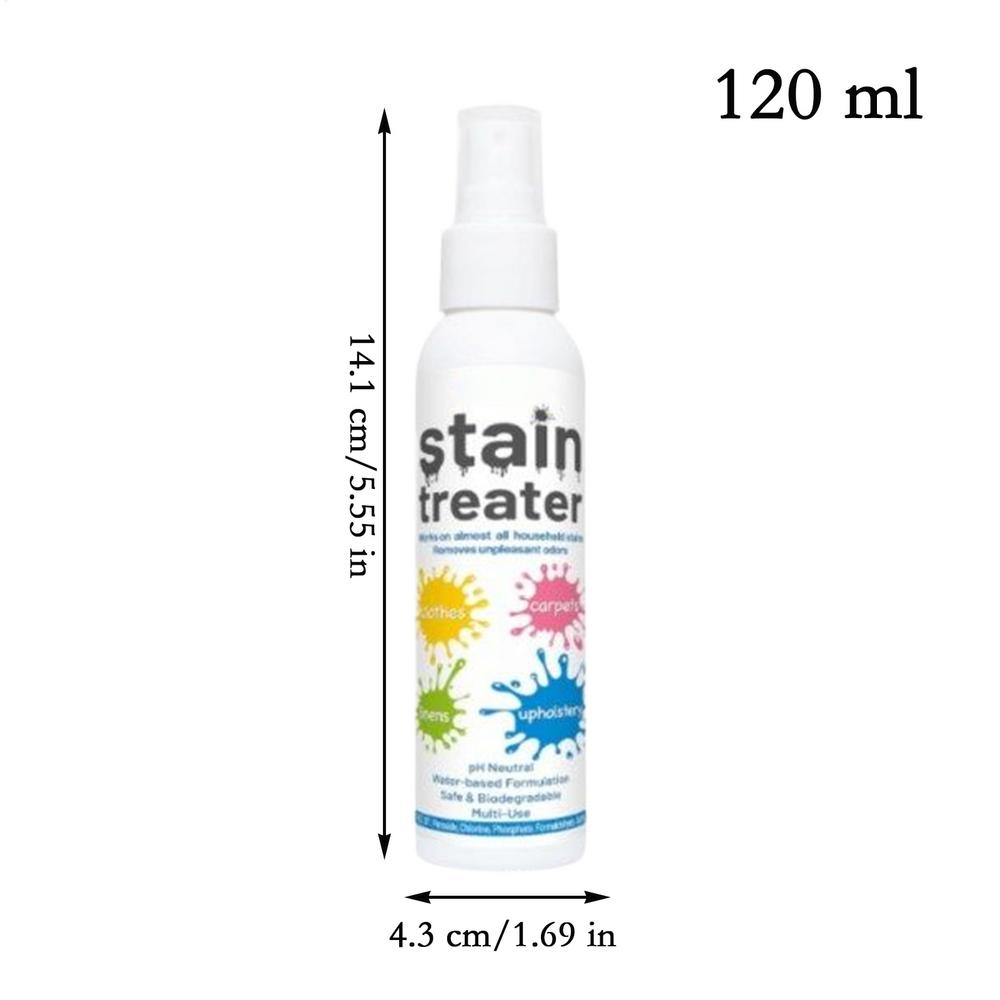 120ml Clothes Stain Remover Spray Stain Remover Laundry Spray for Home Travel Clothes Oil Cleaner Food Grease Coffee Off Laundry 120ML