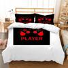 Duvet Cover Set Gamepad Printing Bedding Set Cartoon Pattern Home Setting Set Children Adult Single Twin Bedding Set