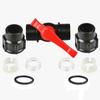 New Compression PE Quick Connector Poly 20mm 25mm 32mm Irrigation System Stop Tap HDPE Water Pipe Accessories Valve Fittings