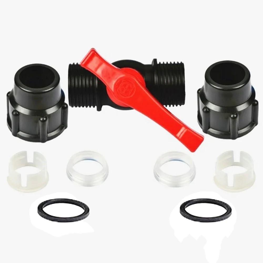 New Compression PE Quick Connector Poly 20mm 25mm 32mm Irrigation System Stop Tap HDPE Water Pipe Accessories Valve Fittings
