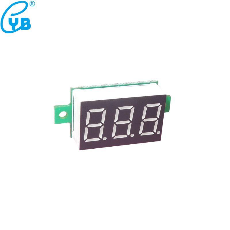 YB20 DC 0-100V 300V 600V LED Digital Voltmeter Voltage Meter Volt Instrument Tool 3-Wire Red Display Volt Panel Meter Monitor