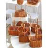 Rattan Woven Handheld Flower Basket