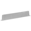 NUTRIDAILY Magic Water Fence, Silicone Sink Splash Guard, 52x8.15x4.5cm, Simply Place, No Glue Required, Heat Resistant -40C To 250C, Gray, ND22380G