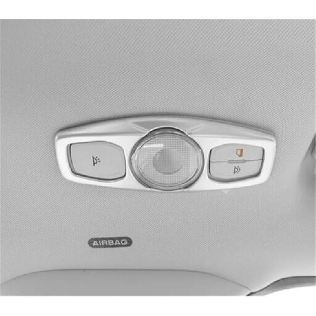 Para Ford Kuga Escape 2017 2018 ABS Cromado Teto Traseiro Dianteiro Luz de Leitura Moldura Tampa Adesivo Acessórios de Estilo para Carro