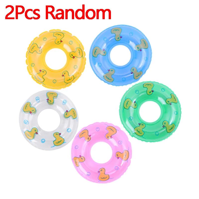 

Summer Small Swimming Circle Plaything Babby Kids Playful Swimming Doll Pool Float Ring Toys Floating Rubber Bath Pool Inflatable Plaything