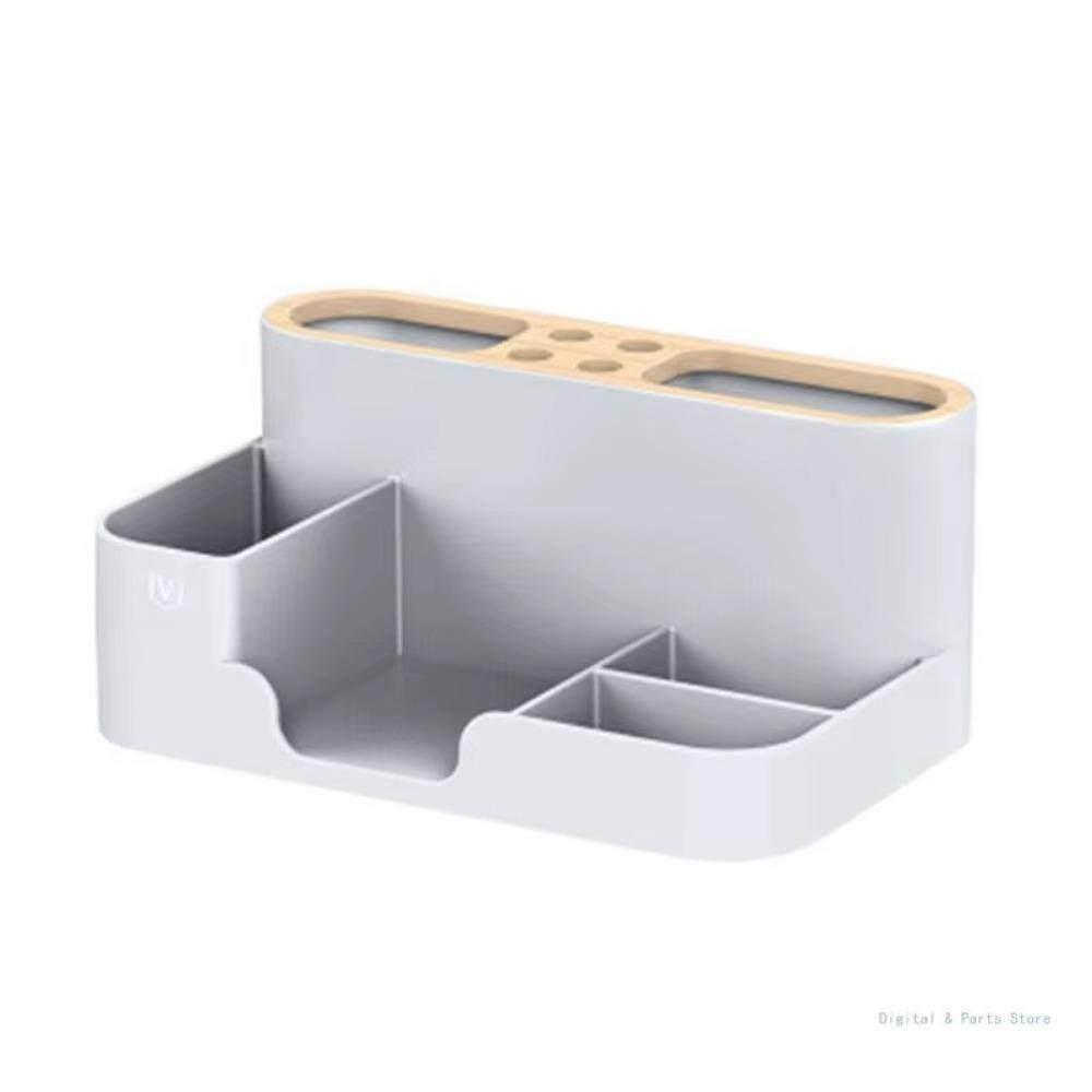 

Removable Desktop Sorter Box Dividers Pencil Card Holder Plastic Tabletop Organizers School