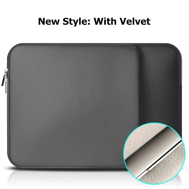 Laptop Sleeve Bag 13 14 15.6 Inch PC Cover For MacBook Air Pro Retina HP Dell Acer Notebook Computer Case