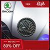 Autocolant Auto Nou 2025 80mm 90mm Emblema ABS Pentru Skoda Fabia 1 2 Octavia a7 RS Superb Rapid Yeti Karoq Vision Mașină Față Spate B
