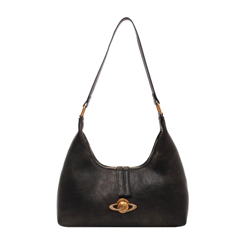 Ielgy All-Match Niche Armpit Order Shoulder Bag Retro Handbag