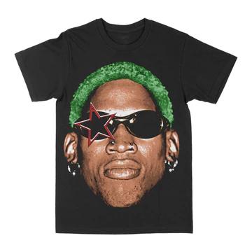 

Dennis RodUnisex Unisex Black Cotton TShirt Streetwear Hip Hop Style XL