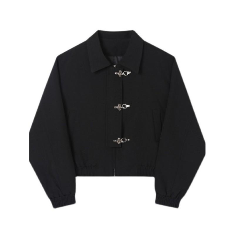 

Чоловіча весняно-осіння ділова куртка-пальто чоловічий лацкан повсякденній верхній одяг чоловічий одяг L чорний