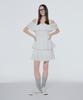 INSTANTFUNK Off-Shoulder Stufen-Minikleid