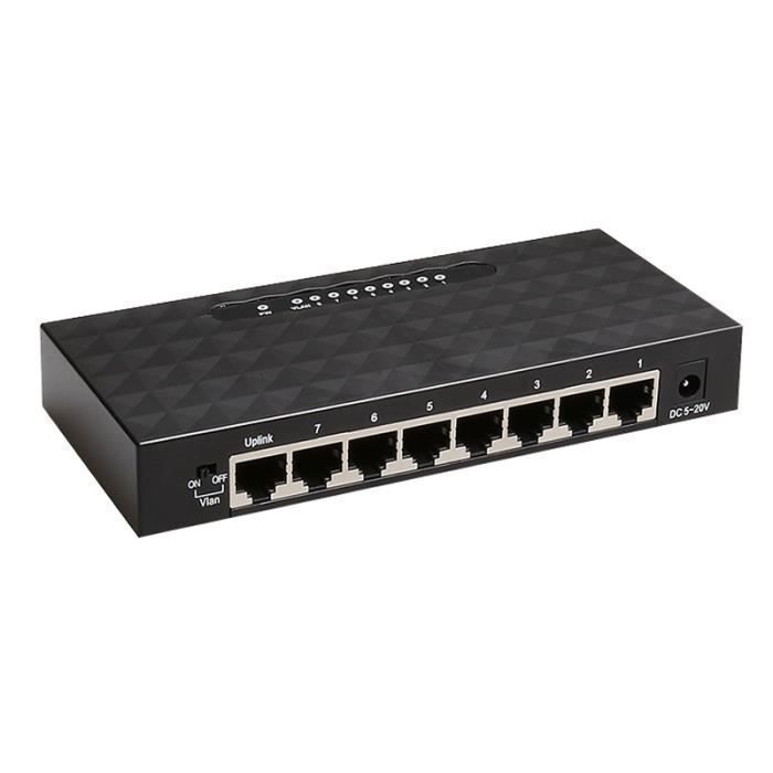 Switch Fast Ethernet Iggual 8x1000 Mbps