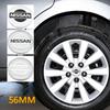 Car Wheel Emblem Center Hub Stickers for Nissan Nismo GTR 370Z Qashqai Almera Navara Serena X-Trail Versa Patrol 56MM Decals