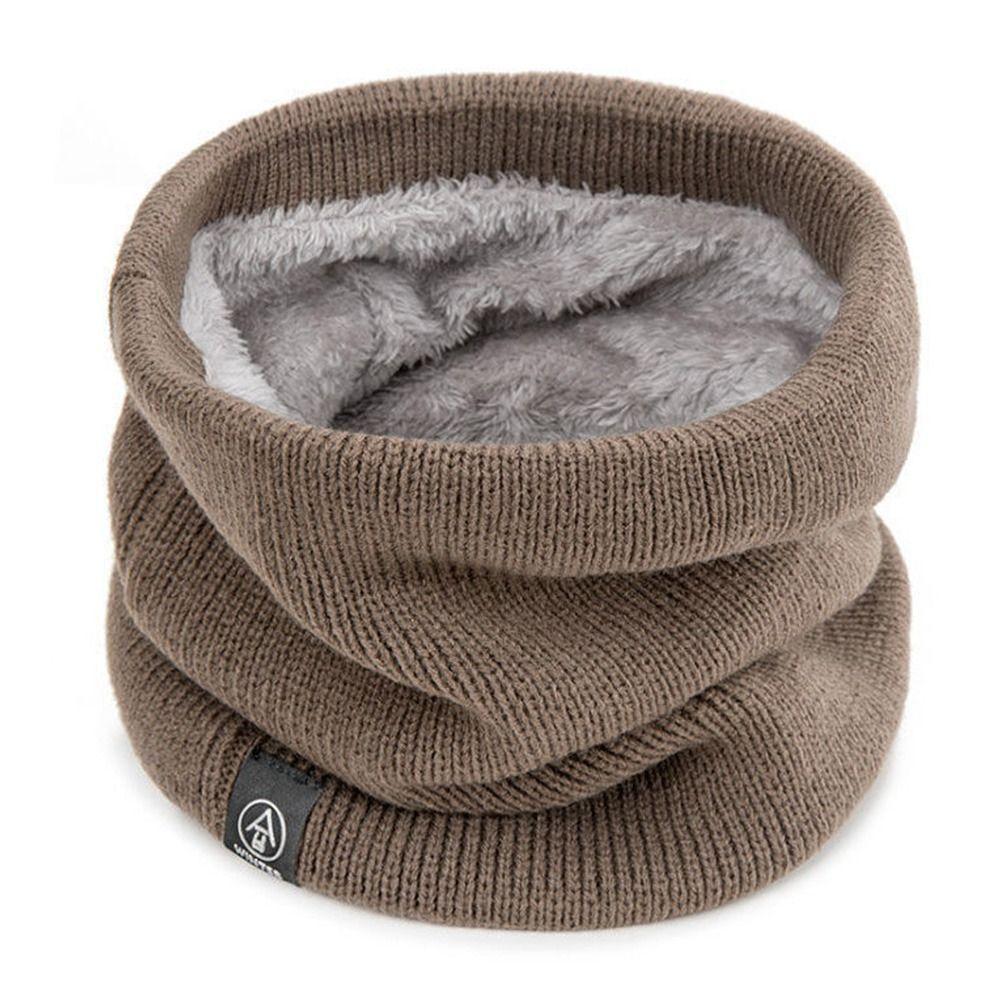 Neck Protection Winter Scarf Solid Color Neck Scarves Soft Neck Warmer Winter